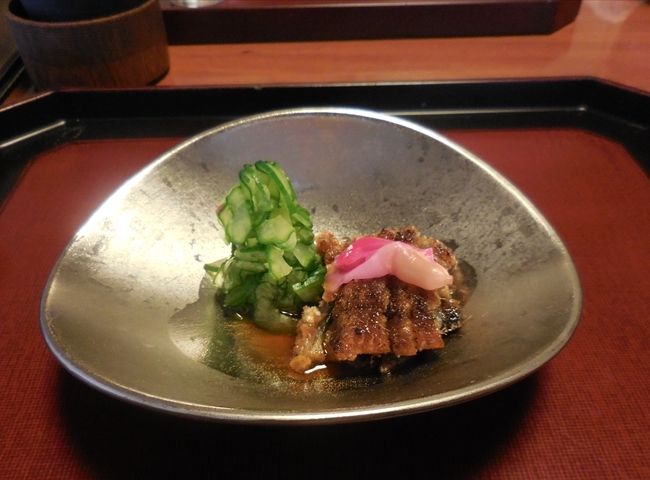 鰻の前菜 １，６２０円